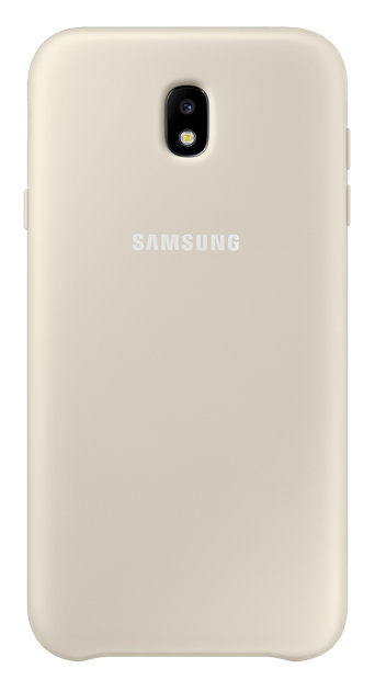 фото Чехол samsung galaxy j7 (2017) dual layer gold (ef-pj730cfegru)