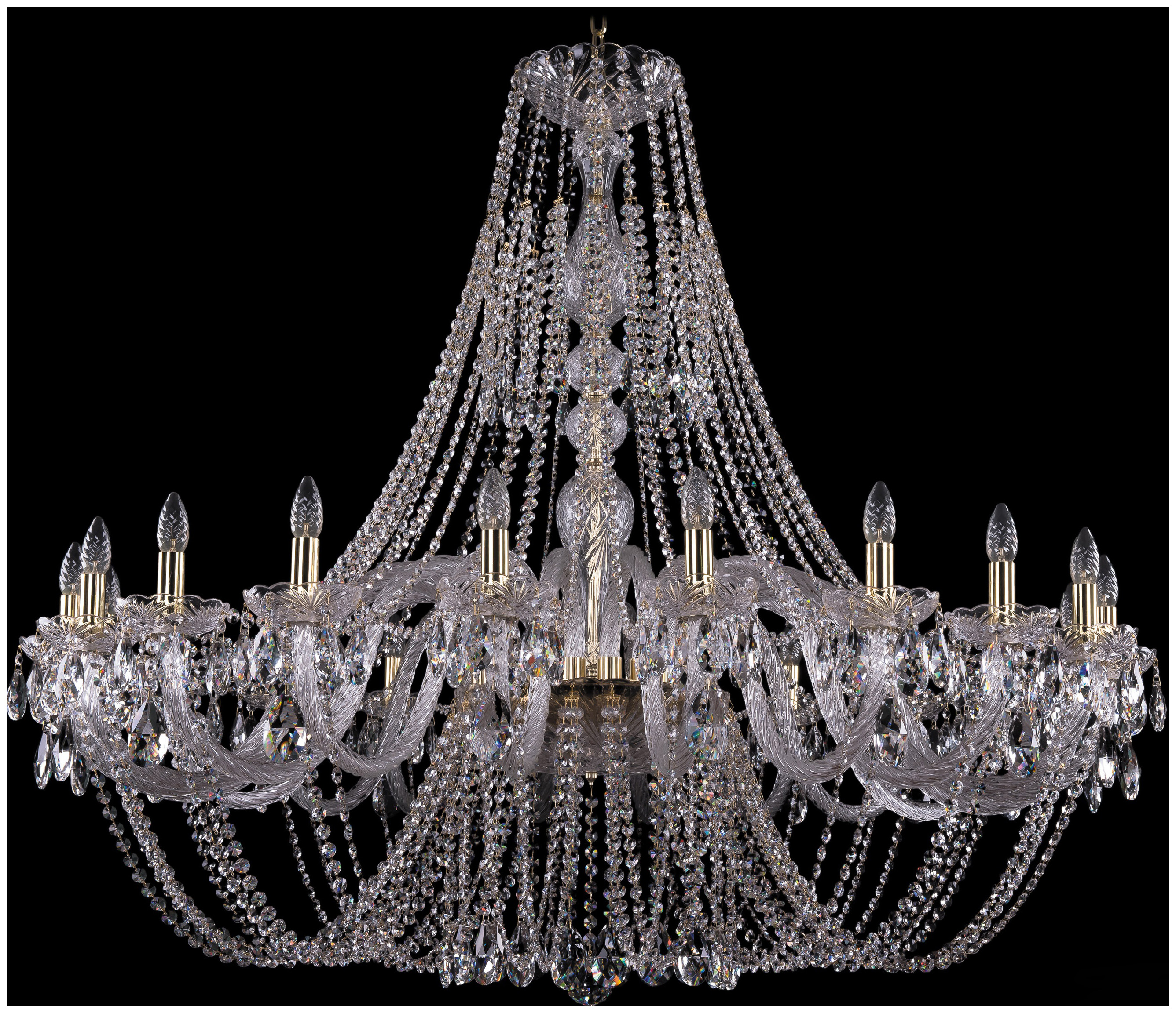 фото Люстра подвесная bohemia ivele crystal 1406/20/530-125/g