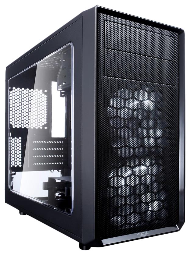 фото Компьютерный корпус fractal design focus g mini без бп (fd-ca-focus-mini-bk-w) black