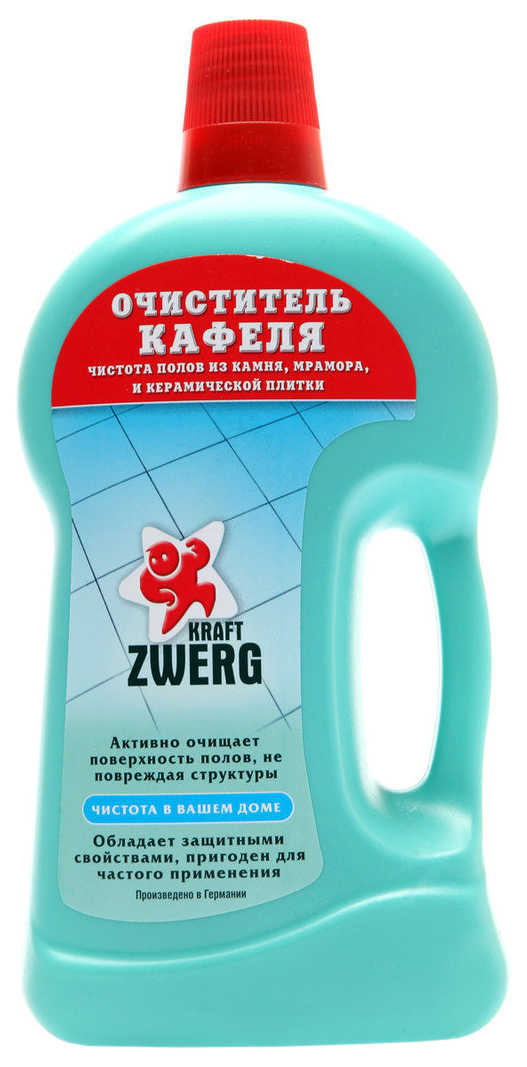 фото Универсальное чистящее средство для мытья полов kraft zwerg для керамической плитки 1 л