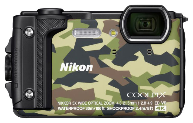 фото Фотоаппарат цифровой компактный nikon coolpix w300 green/black