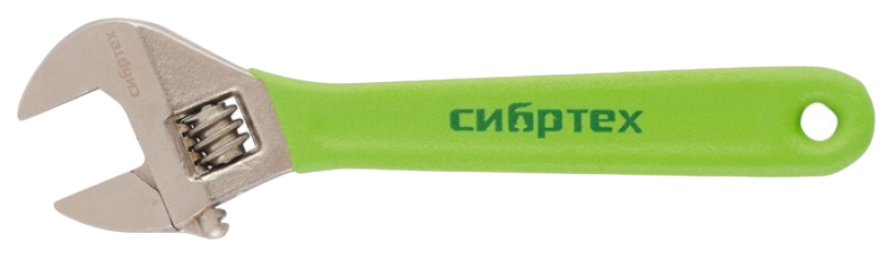 Ключ разводной СИБРТЕХ 200 мм никелированный 15526 шпагат полипропиленовый зеленый 1 7 мм l 400 м сибртех 93984