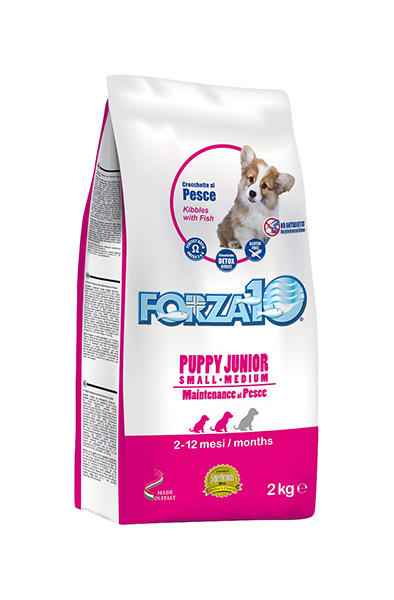 фото Сухой корм для щенков forza10 puppy junior small/medium, рыба, 2кг