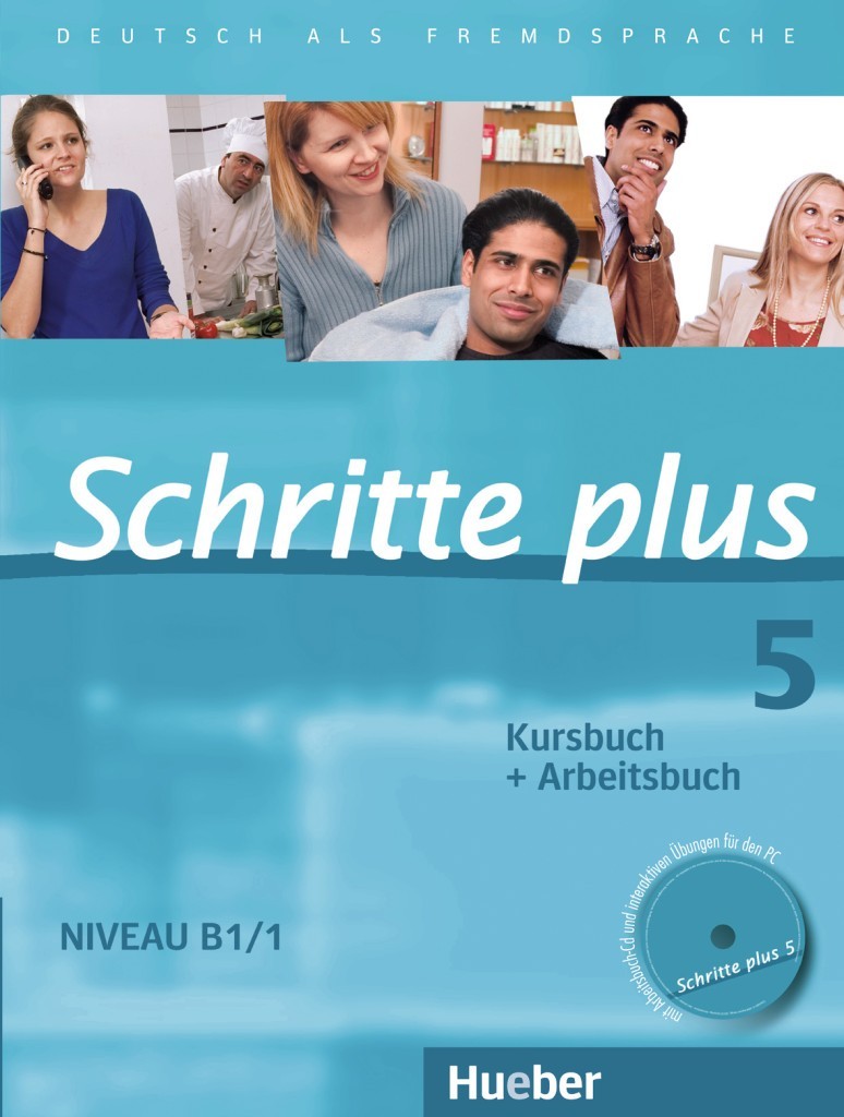 фото Книга schritte plus 5 kursbuch + arbeitsbuch mit audio-cd zum arbeitsbuch und interakti... hueber