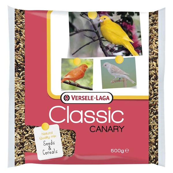 Основной корм Versele-Laga Classic Canary, для канареек 500 г