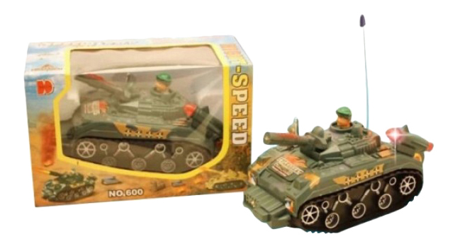 

Танк с фигуркой Shenzhen Toys Б10705, Зеленый, Танк с фигуркой Б10705