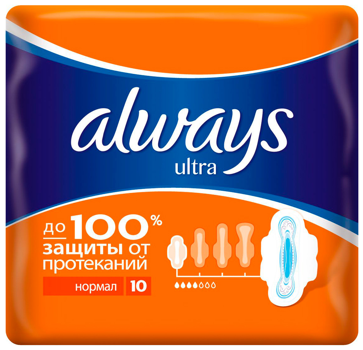 

Прокладки Always Ultra Normal Plus ароматизированные 10 шт, Normal Plus