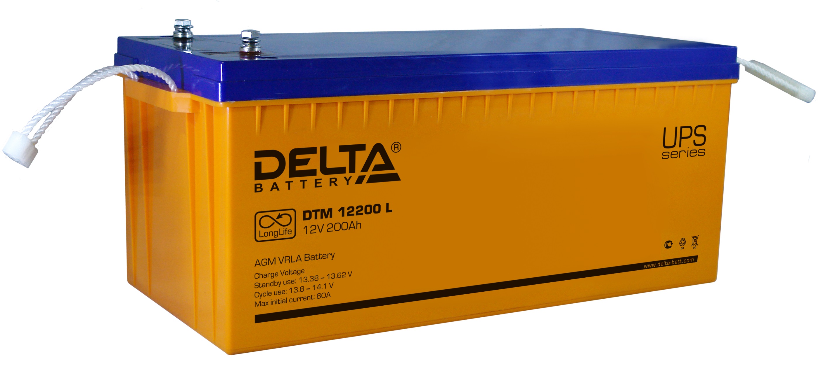 фото Аккумулятор для ибп delta dtm 12200 l