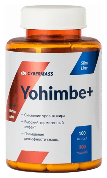 Добавка для здоровья CyberMass Yohimbe 100 капс. натуральный