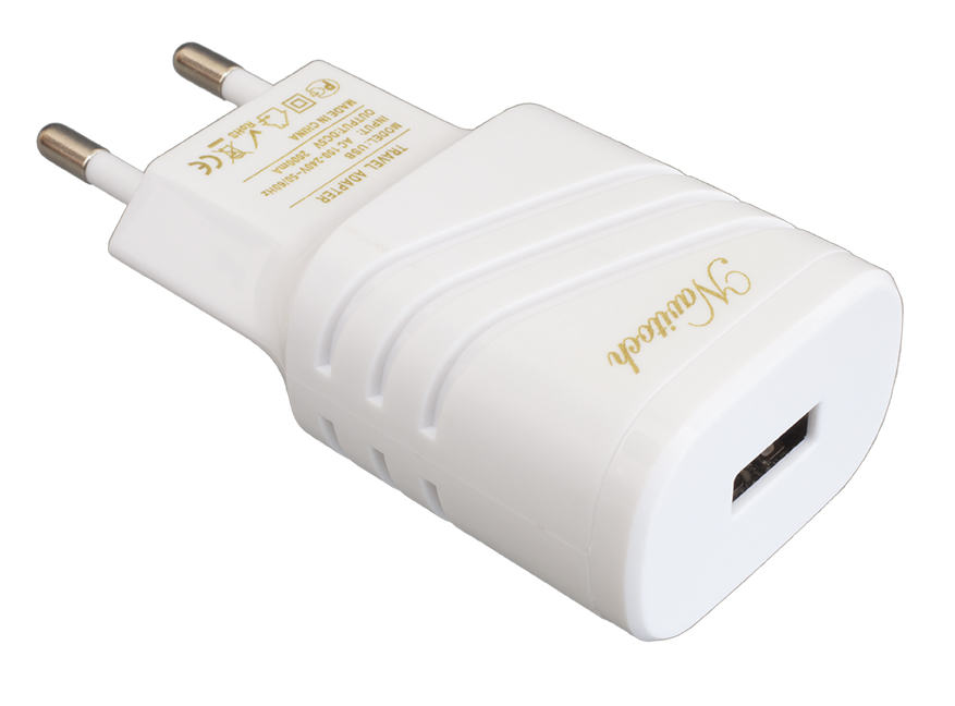 фото Сетевое зарядное устройство navitoch, 1xusb, 2 a, white