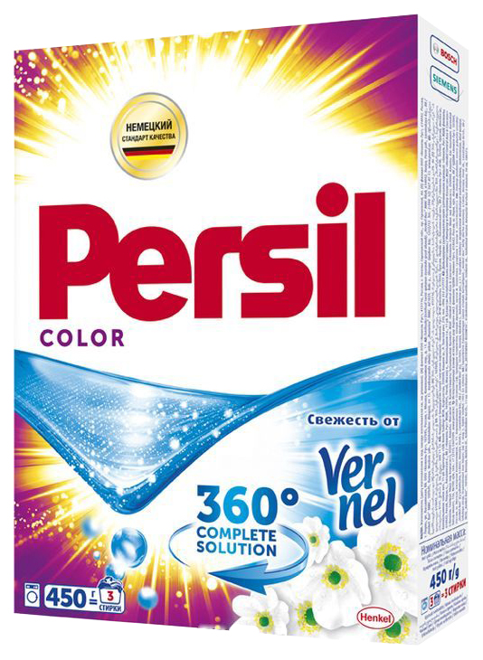 фото Стиральный порошок persil color автомат 360° complete solution 450 г