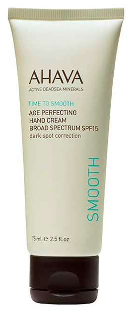 фото Крем для рук ahava time to smooth age perfecting hand cream broad spectrum spf15 75 мл