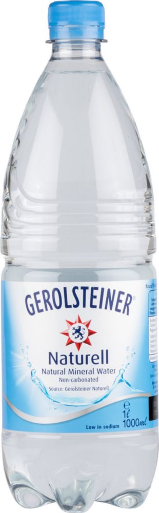 

Вода минеральная Gerolsteiner негазированная пластик 1 л, негазированная пластик