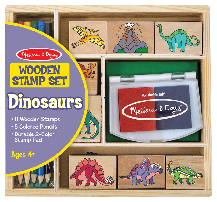 фото Игровой набор melissa and doug набор штампов динозавры melissa & doug