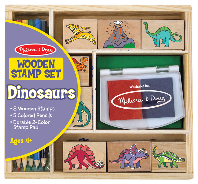 Игровой набор Melissa and Doug Набор штампов Динозавры melissa