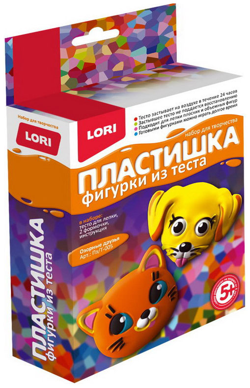 фото Фигурки из теста лори пластишка «озорные друзья» lori