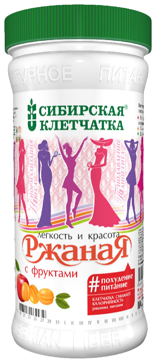 Клетчатка Сибирская ржаная с фруктами 350 г