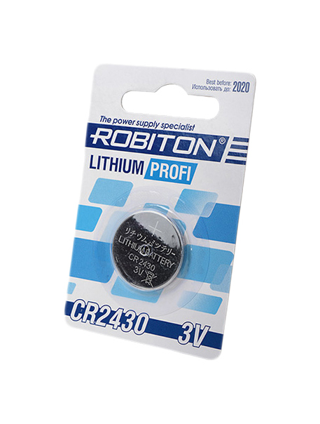 

Батарейка Robiton Profi R-CR2430-BL1 908-448 1 шт, R-CR2430-BL1