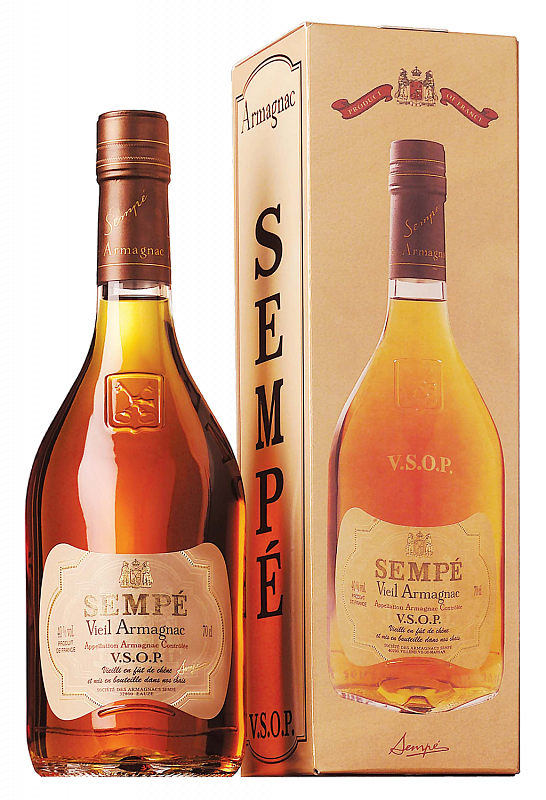

Арманьяк Sempe VSOP Armagnac gift box, 700мл