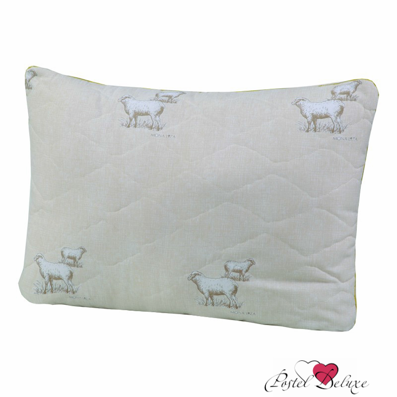 Подушка для сна MONA LIZA ml131982 силикон, шерсть овечья 70x70 см
