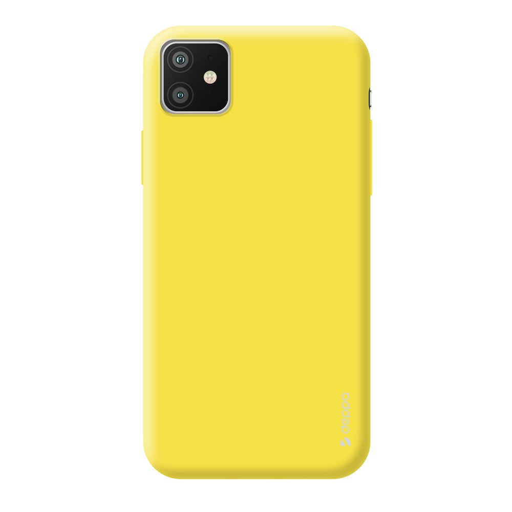 фото Чехол deppa gel color case для apple iphone 11 yellow