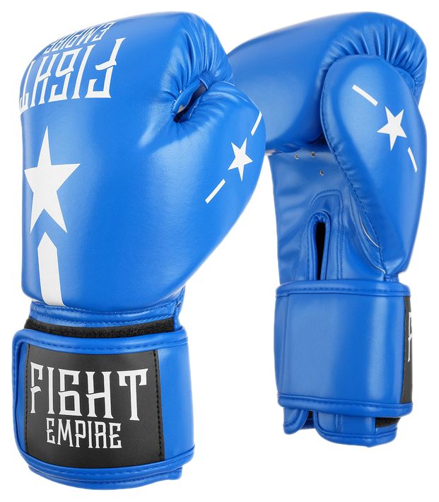 фото Боксерские перчатки fight empire 4153926 синие, 12 унций