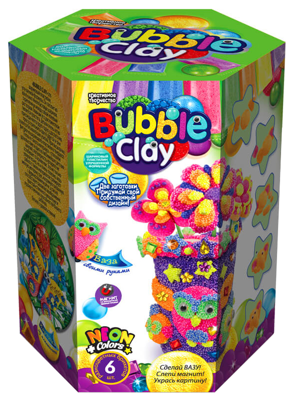 фото Danko toys набор креативного творчества bubble clay. ваза 1 bbc-v-01