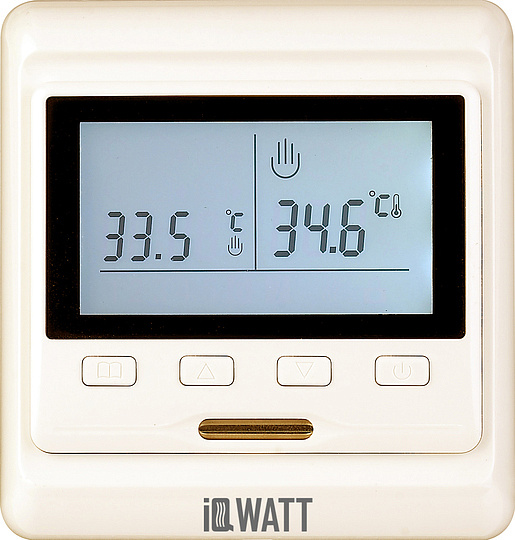 Терморегулятор для теплых полов IQ Watt Thermostat P кремовый