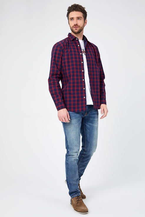 

Джинсы мужские Tom Farr T4F M5232.35 синие 30, T4F M5232.35