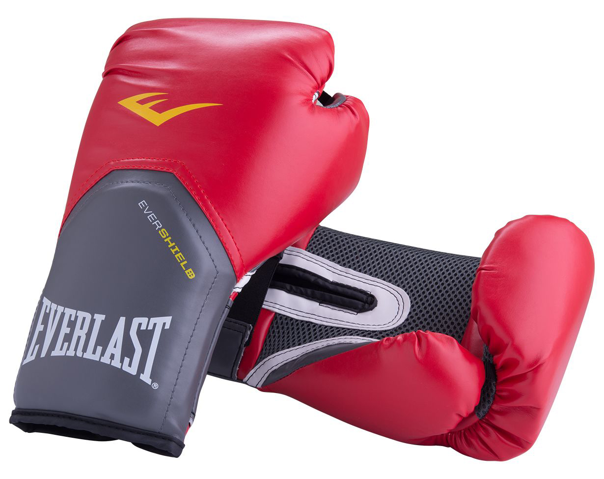 Боксерские перчатки Everlast Pro Style Elite красные/белые, 12 унций