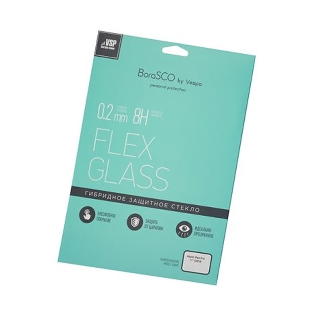 

Защитное стекло для планшета BoraSCO Flex Glass для Apple iPad Pro 11 (2018), Flex Glass для Apple iPad Pro 11 (2018)