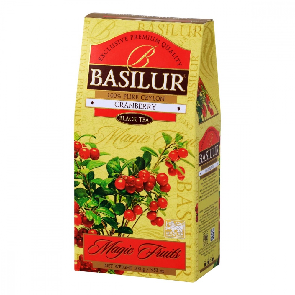 

Чай Basilur Волшебные фрукты - Клюква черный с добавками 100 г