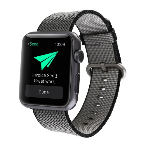 Ремешок COTEetCI Nylon Watchband для Apple Watch 38-40mm Black