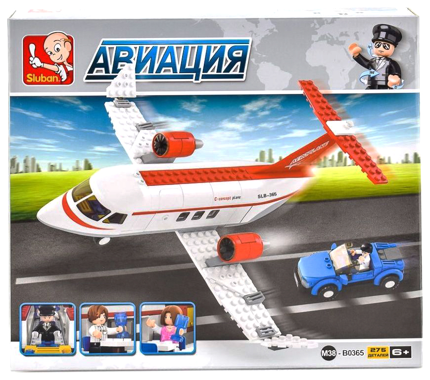 

Конструктор Sluban Авиация 275 деталей Г51060-1