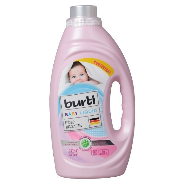 фото Гель для стирки burti baby liquid, для детского белья 1.45 л