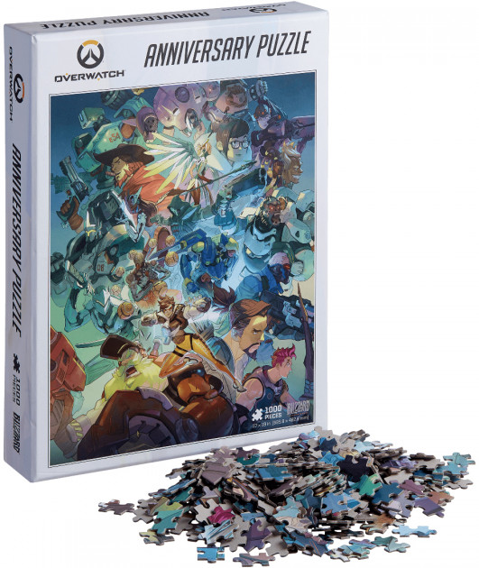 

Пазл Blizzard Overwatch: Anniversary 1000 элементов, Разноцветный