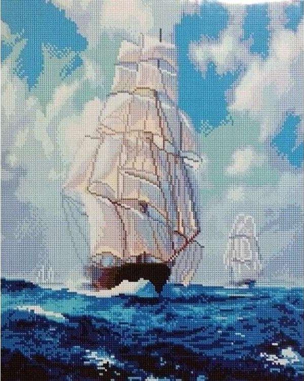 

Алмазная вышивка Painting Diamond Фрегат, 40x50 см, Фрегат