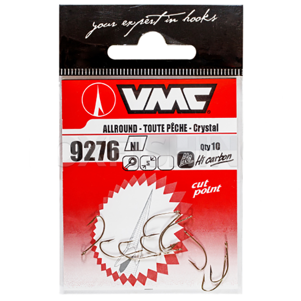 Рыболовные крючки VMC 9276 Ni №2, 10 шт.