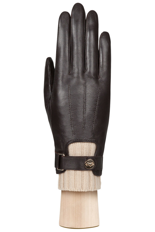 

Перчатки женские Labbra LB-0981L коричневые, Коричневый, LB-0981L
