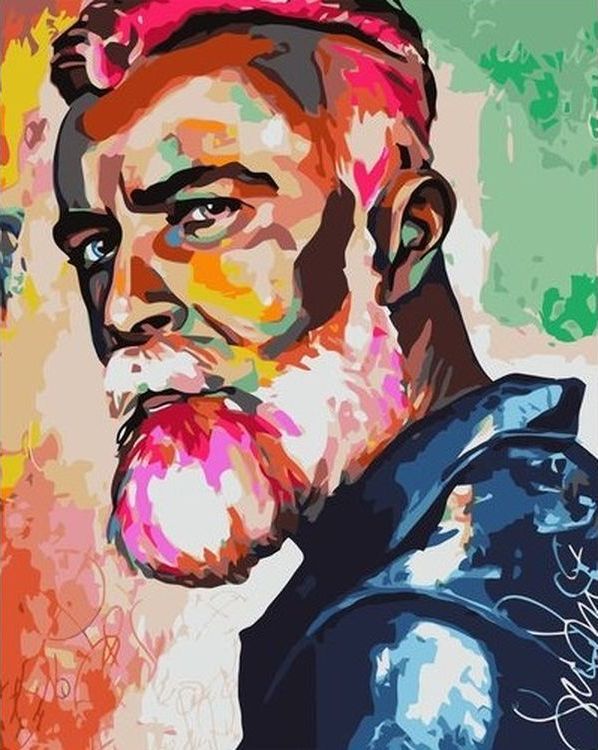 

Живопись по номерам Paintboy Мужчина с бородой 40x50, Мужчина с бородой