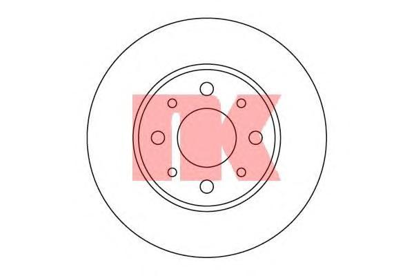 фото Тормозной диск nk 202343