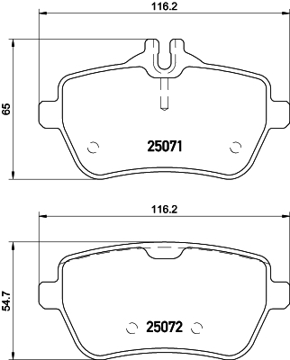 

Комплект тормозных колодок Hella 8DB355021511