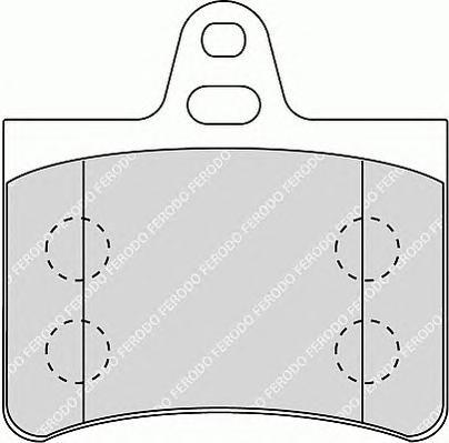 фото Комплект тормозных колодок ferodo fdb1413