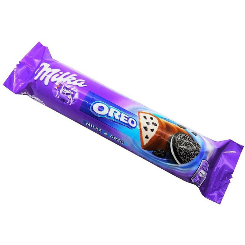 Шоколадный батончик Milka oreo baton 37 г