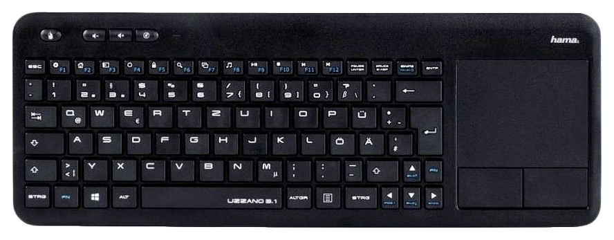 

Беспроводная клавиатура Hama R1173091 Black, R1173091