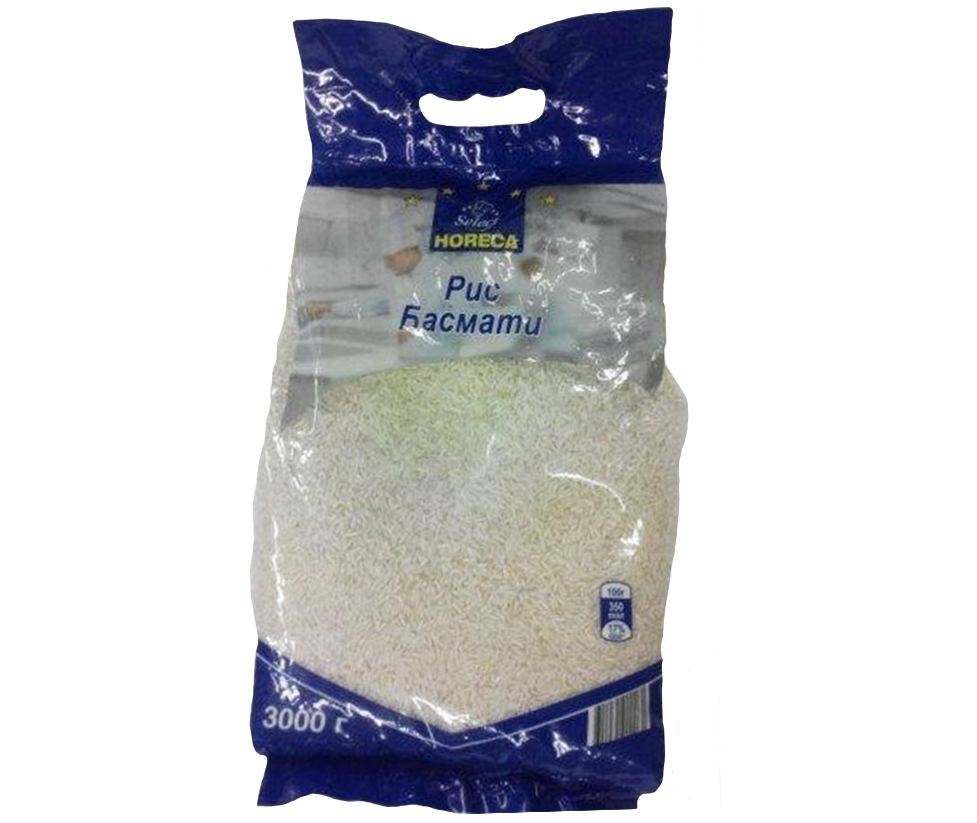 

Рис басмати Horeca шлифованный 3 кг