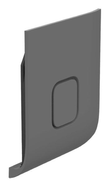 

Запасная крышка Replacement Door HERO7 Silver (ABIOD-001), Серый