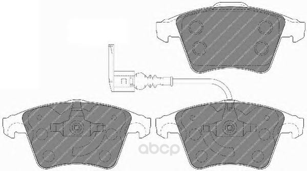 фото Колодки тормозные ferodo fvr1642