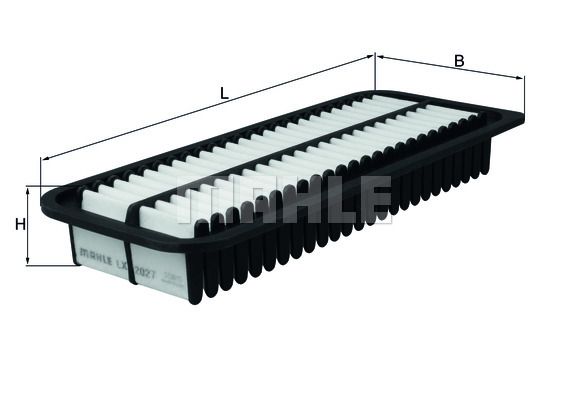 фото Фильтр воздушный knecht lx 2027 mahle/knecht