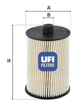 фото Фильтр топливный ufi 26.018.00